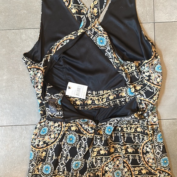 Astr One Piece Paisley Jumpsuit - Picture 9 of 10